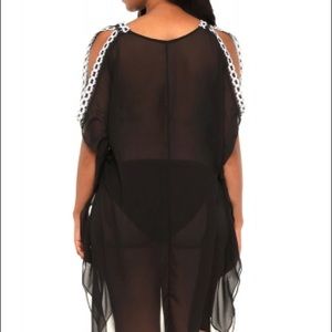 Black sheer cover up